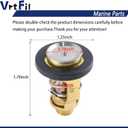 67F-12411-01 Thermostat Compatible with Yamaha Outboard 4-450HP