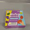 Fidget Toys Sensory Stones 6 PCS - Hard Plastic Worry Stones for Adults & Autism Kids, 11 Textured Calming Toys for Anxiety Relief, Quiet Fidget Toys for Classroom & Office (6)