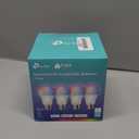 Kasa Smart Light Bulbs, Full Color Changing Dimmable Smart WiFi Bulbs Compatible with Alexa and Google Home, A19, 9W 800 Lumens,2.4Ghz only, No Hub Required, 4 Count (Pack of 1), Multicolor (KL125P4)