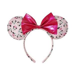 Disney Minnie Mouse Pink All-Over Print Mouse Ears Headband