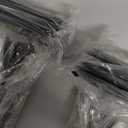 8 Pack - 12 inch Black Hidden L Shelf Bracket (1/5 Inch Thicked) Iron Floating Shelf Brackets Rustic Industrial Metal Brackets for Shelf Support