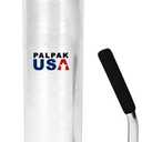 The Leading Stretch Film Dispenser Extended Length - Holds 16" to 22" Stretch - Great for 20" Film Light Weight Industrial Strength Pallet Wrapper  Tension Knob Adjustment Handle