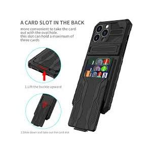 THMEIRA for iPhone 13 Pro Wallet Case with Card Holder Detachable Cover, Builtin Kickstand & Screen Protectors, Full Body Shockproof Phone Case for iPhone 13 Pro (6.1 Inch), Black