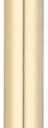 Restaurantware Bar Lux 7.5 Inch Reusable Straws 2 Straight Metal Straws - Short Durable Gold-Plated Stainless Steel Drinking Straws Food-Grade Use With Cocktail Or Rocks Glasses  3ft