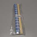 LKETW Blue Hydrangea Floral Poster Hanger Frame 12x16 Inch, Preppy Blue Checkered Hydrangea Flower Wall Art Posters for Bedroom, Floral Hanging Banner Decor for Home Living Room Office