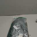 AVOIN colorlife Faux Fur Soft Plush Christmas Tree Skirt 36 Inch, Green Xmas Pine Trees Winter Holiday Mat Decoration