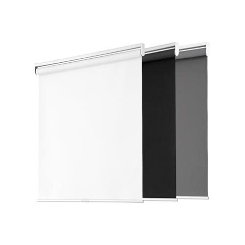 Blackout Roller Shades for Windows, Cordless Free-Stop Blinds with Thermal Insulated,UV Protection Fabric. Pull Down Room Darkening Door Blinds for Home, Office Easy to Install(23" W x 72" H, Black