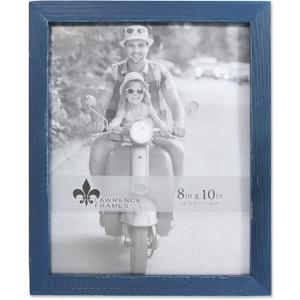 Lawrence Frames Weathered Woods 8x10 Charlotte Navy Blue Picture Frame