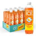 Sparkling Ice STARBURST Orange, Zero Sugar Flavored Sparkling Water, with Vitamins and Antioxidants, Low Calorie Beverage, 17 fl oz Bottles (Pack of 12) BB Date Not Found 
