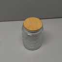 ANSQU Vintage Glass Jar with Lid, 23.7oz Airtight Glass Storage Canister Glass Food Storage Containers for Kitchen Counter, Pantry, Decorative Jar for Coffee, Tea, Sugar, Easter. Candy Cute Jar