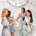 2 x 40Pcs Baby Shower Scratch Off Poop Game Cards with DIY Film Stickers for Baby Shower Party Favor Supplies(Pink)