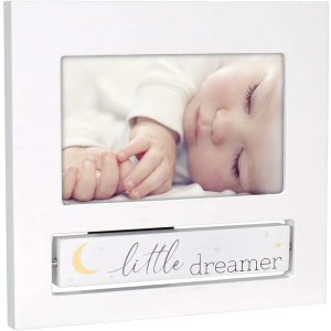 Malden International Designs 4x6 Baby FlipIt Expressions White Picture Frame