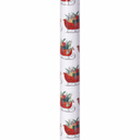 Christmas Wrapping Paper Jumbo Roll with Red Pom Pom, Classic Sled Design Gift Wrap Set for Christmas, Holiday, Party Celebration, 30 Inch X 40 Feet (100 sq. ft. ttl.)