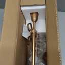 NIKKY HOME Gold Bow Iron Taper Candle Holders Set of 2, Vintage Decorative Tall Candlesticks Stand Centerpieces Decor for Dining Room Table Wedding Party Mantle Fireplace Housewarming Gift