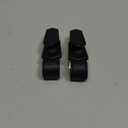 Veharvim Sunglass Holder for Car (One-Handed-Operation, Gentle & Secure Hold, Silicone Padded, Universal Fit, Metal Clip) Visor Sunglass Holder Clip, Visor Sunglass Car (Black, 2 Pack)