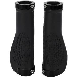 2 Pieces Electric Scooter Handle Sleeve Silicone Prevent Slip Replacement Scooter Handle Bar Grip Cover (Black)