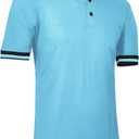 CHAMPRO Umpire Polo Shirt (Medium, Light Blue)