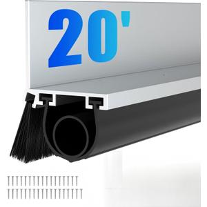 20 Ft Garage Door Bottom Seal, Garage Door Insulation Kit, Garage Door Seal