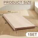 Yaocom FAS Red Oak Solid Wood Stair Tread with Small (3/4") Profile Oak Treads(36in,Stair Tread with Square Nose,1 Pack)