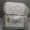 Sanracie Cotton Quilt Set King Size(110"x98"), Khaki Waffle Quilted Bedspread Sets,3Pcs Soft Lightweight King Quilt Bedding Set,Farmhouse Coverlet Quilt Set Shabby Vintage Chic Bedding Set