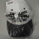 You Look Like You Love Me Hat, Funny Vintage Trucker Hats for Women Men, Trendy Embroidered Snapback Baseball Cap Black (White)