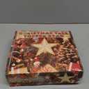 Christmas Tree Topper Star Warm White Light Christmas Tree Decor for Christmas Holiday Home Fit for General Size Xmas Tree, 8.7 Inch