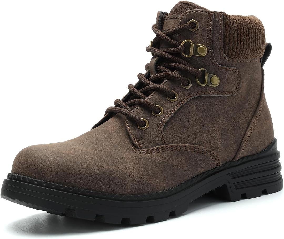 Cestfini Comfortable Hiking Boots for Women (8.5, Brown)