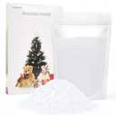 100g Flocking Powder, Velvet Fibers for Christmas Tree Crafts/Taba Squishy/Nails Art/Doll Decorations/DIY Scenery (White)