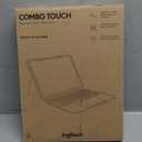 Logitech Combo Touch iPad Pro 11-inch (M4 & M5)(2024 & 2025) Keyboard Case - Detachable Backlit Keyboard with Kickstand, Comfortable Typing, Multi-use Mode - Midnight Black