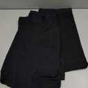 Incontinence Underwear Long Leg For Men, 100ML Absorbent Cotton Washable Leak-Proof Reusable Boxer Brief 3 Pack (US, Alpha, Large, Regular, Regular, Black)