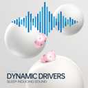 Invisible Sleep Headphones,Sleep Earbuds for Side Sleepers,Sleeping Ear Buds Comfortable Noise Blocking, Bluetooth 5.3 Wireless Headphones for Sleeping,Running,Driving,Hiking,Pink S03