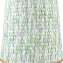 LIFKOME Woven Lamp Shade Colorful Fabric Lampshade Light Bulb Cover Cage Replacement Barrel Shape Lamp Covers for Table Lamp Bedside Lamp Floor Lamp (14.5X14.5CM, As Shown3)
