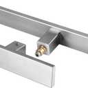 36" Commercial Push-Pull Door Handle Square Design