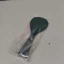 FireKylin Silicone Standing Rice Spatula, Heat Resistant Rice Cooker Paddle, Serving Spoon (Rich Green)