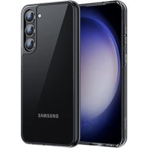 JETech Case for Samsung Galaxy S23 5G 6.1-Inch, Non-Yellowing Shockproof Bumper Protective Phone Cover, Anti-Scratch Hard PC Back (Black)