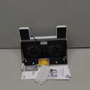 PS5/Slim/Pro Wall Mount Kit with Cooling Fan & Charging Station, PS5 Shelf Floating Mount for All PlayStation 5/Slim/Pro Disc & Digital Console, PS 5 Wall Bracket Behind TV, PS Five Pro Accessories