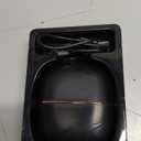 Glam brushs Mini Hair Straightener,3-Speed Temperature Control, Portable Electric Hair Straightener Brush 30s Heating,Rapid Heating & Anti Scald Shell, Cordless Straightening Comb for Travel(Black)