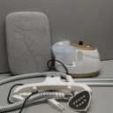 Steamer for Clothes,1800W Standing Garment Steamer with Adjustable Double Rod,Flat and Hanging Ironing,Clothes Steamers with 10 Ironing Modes,30s Fast Heat-up (White gold)