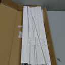 LazBlinds 2" Faux Wood Blinds for Doors, 24" W x 72" H, White