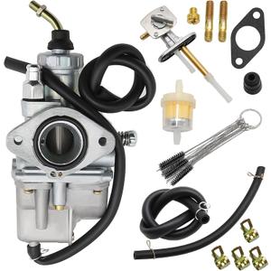 59V-14101-00-00 Carburetor Replacement for Yamaha Timberwolf 250 YFB250 YFB250FW, Replacement for Yamaha Grizzly 125 YFM125GH YFM125G (Carb with Fuel Tank Switch)