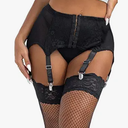 Womens Lace Garter Belts for Thigh Highs Plus Size Sexy Suspender Belt Garter Belt Lingerie Garters