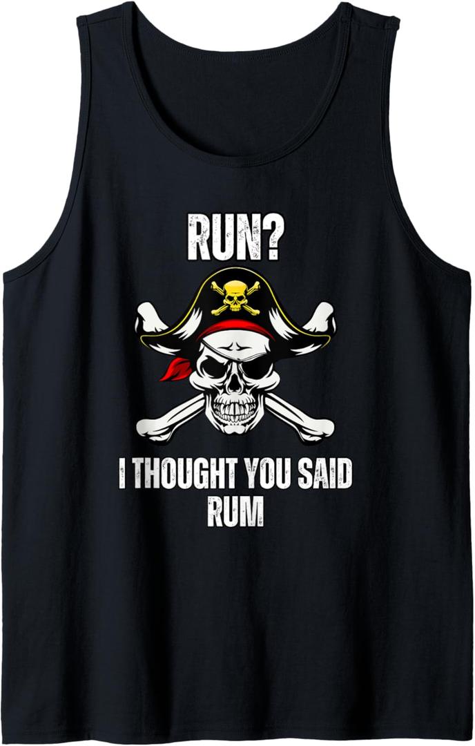 Run I Thought You Said Rum Tank Top, S