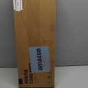 loukin Monitor Stand Riser for Desk, 22.4" x 8.3" Larger Computer Stand for Laptop, PC, Printer, Sturdy Desktop Computer Shelf with Non-Skid Rubber, Home Office, Natural Wood