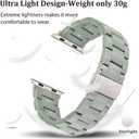 V-MORO Resin Bands Compatible with Apple Watch Series 11/10/9/8/7 Band 40/41/42mm Women men Lightweight Fashion Strap Bracelet with Starlight Buckle for iwatch Series SE/6/5/4/3/2/1(Cactus,38/40/41/42mm)