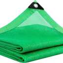 BeGrit Shade Cloth for Garden 50% 6x6.5ft with Grommets Sunblock Sun Mesh UV Resistant Net for Plants,Greenhouse,Patio,Chicken Coop(Green)