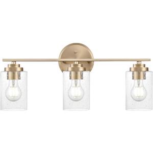 ML Lighting 3683-MG Moven 22" Wide 3-Light Vanity - Modern Gold