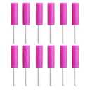 BRMDT Aligner Chewies, Colorful Orthodontic Chewies for Invisible Braces Aligner Tray Seaters, Medical Grade Silicone - Individually Packaged, Tasteless(Purple, 12Pcs)