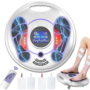 EIGOTDYH EMS Foot Massager for Neuropathy, NMES Foot Stimulator for Neuropathy Feet Massager for Circulation and Pain Relief EMS with TENS Unit Muscle Stimulator Pads.  Missing Remote Control and Cable.