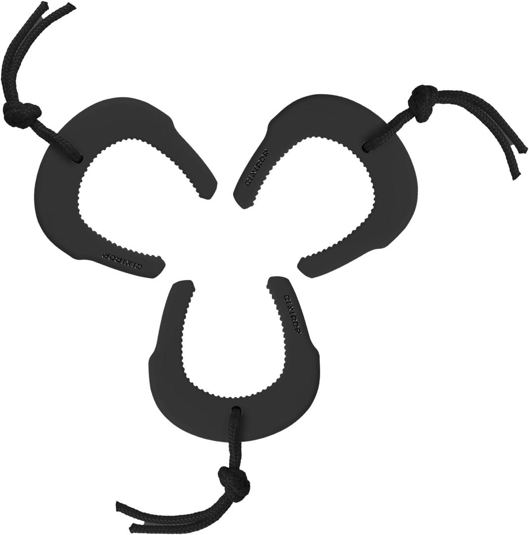 Door Jam, First Responder Door Stop for Law Enforcement, Police, Emergency Medical Services, Tactical Door with Nylon Paracord Attachments for Easy Grab Access, Molle/ PALS Compatible(3 Pack Black)