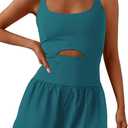 ReachMe Womens Running Onesie Workout Rompers Athletic Romper One Piece Outfits Exercise Jumpsuits Gym Yoga Clothes (Small)